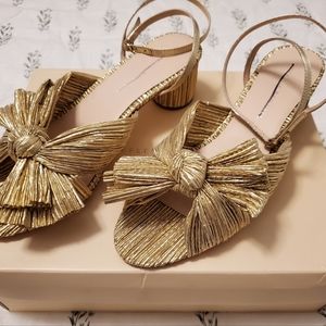 Loeffler Randal Dahlia Gold size 8